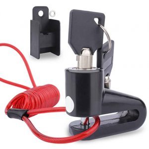 Levyjarrun lukko musta / punainen Xiaomi M365 Pro