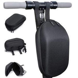 Suuri sähköskootterin ohjaustankolaukku musta 3L