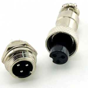 Elektritõukeratta GX16 Aviation laadija pesa 3pin 3-pin