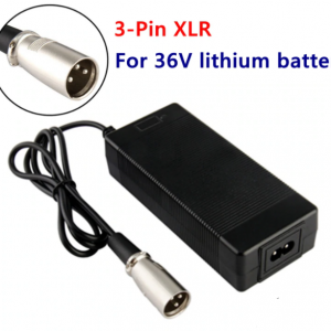 Sähköpotkulauta laturi 42V 2A XLR