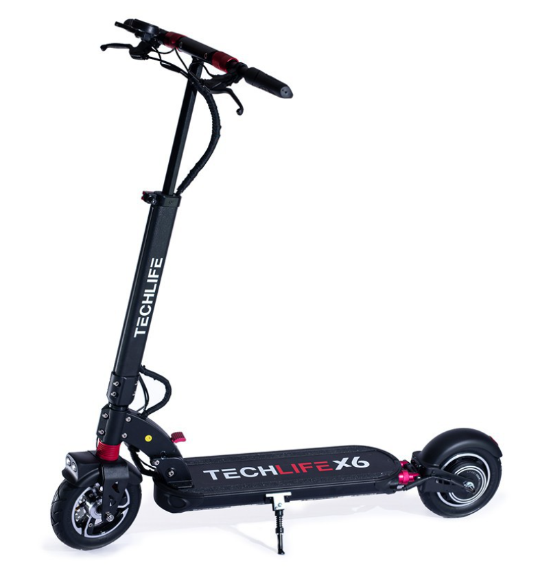 Techlife sähköpotkulauta nopea sähköpotkulauta, voimakas sähköskooteri erittäin kestävä sähköpotkulauta.