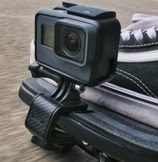Gopro / Osmo kamerapuristin sähköskootterin pohjalle (EOL)