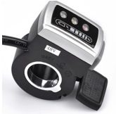 Elektrilise tõukeratta gaasinupp pinge indikaatoriga 48V