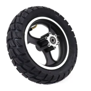 Front wheel of the Kugoo M4 Pro electric scooter