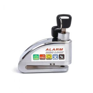 Tyylikäs jarrulevylukko hälytyksellä - kromi