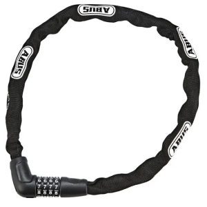 Ketjulukko Abus Steel-O-Chain 5805C musta koodattu