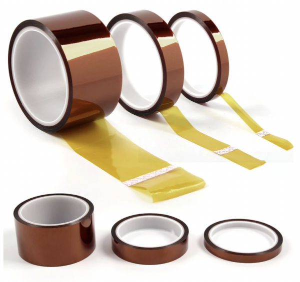 Kapton teip 280-300C 33m/rull 5mm 10mm 20mm