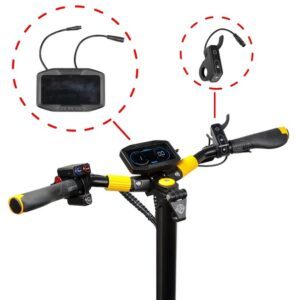 Uuendatud keskmine (lenksule keskele asetuv / paigaldatav) Vsett ekraan display, sobib elektritõukeratas Vsett 8, 9, 9+, 10+ ja 11+ mudelitele 3